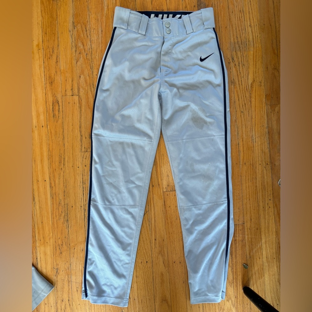 Nike grey baseball pants youth xl
